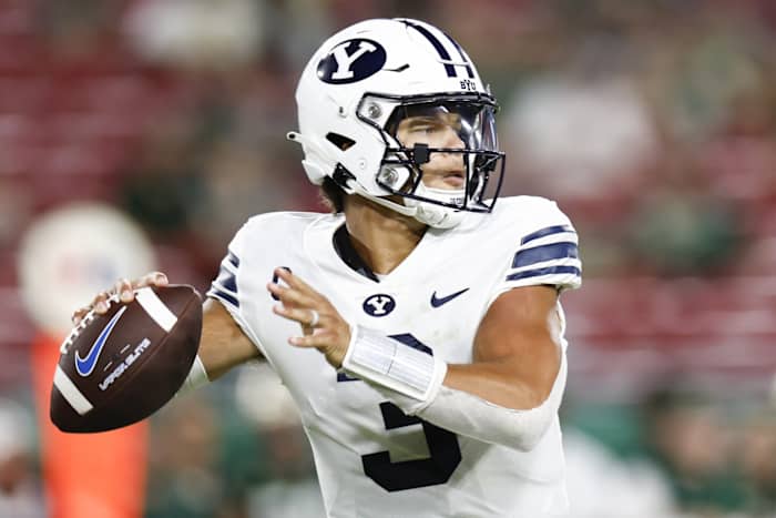BYU vs USF Jaren Hall